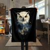 Owls  Print Flannel Blanket, High Quality Comfortable for All Seasons, Home Decor, Warmth and Comfort