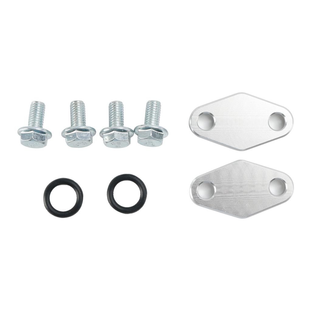 Oil Cooler Block Off Plates KIT For Suzuki GSXR1000 2001-2008