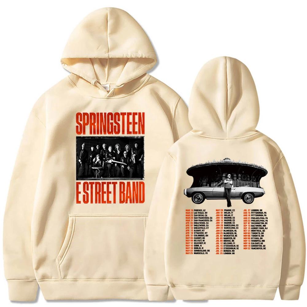 Springsteen and E Street Tour 2024 Hoodie Springsteen Merch Springsteen and E Street Fan Gift Pullover Tops Streetwear Unisex