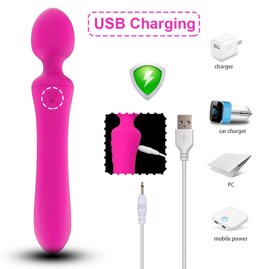 AV Vibrator Sex Toys for Woman Magic Wand Clitoris Stimulator G Spot Vibrating Female Masturbator