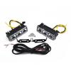 Set Daytime Running Lights Replacement Accessories Car Auto White+Amber