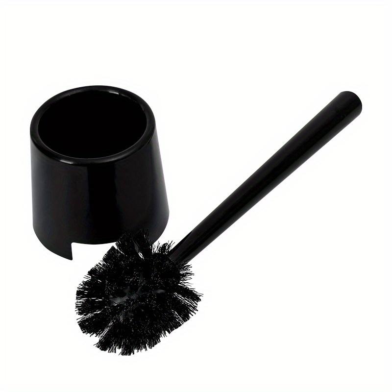1pc Toilet Brush and Holder Set - Long Handle Bathroom Flexible Deep Cleaning Brush,  Portable Toilet Brush with Holder