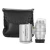 60X Magnification Pocket Microscope Adjustable Length Metal Material Mini Microscope LED Light Magnifier Loupe Lab Accessories