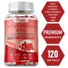 Astaxanthin-Weichkapseln, 6 mg, mit Haematococcus pluvialis, rein natürlich, für Männer und Frauen geeignet.