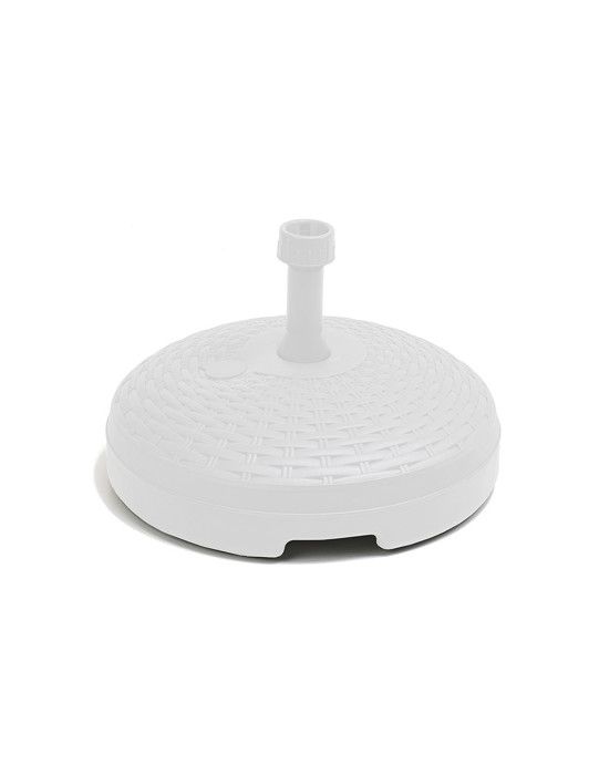 Pied De Parasol 20 L Couleur: Blanc ø45x15cm Ipae Progarden