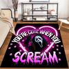 Scream Horror Movie Poster Carpet Home Decor Printing Fashion Art Dormitory Decoration