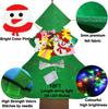 Baby Montessori Toy 32pcs DIY Felt Christmas Tree Toddlers Busy Board Xmas Tree Gift for Boy Girl Door Wall Ornament Decorations
