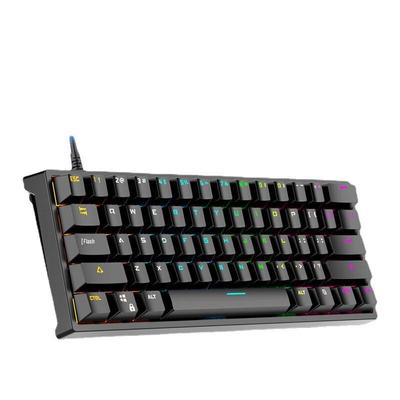 Y-FRUITFUL K33 61-Key Hot-Swappable RGB Wired Gaming Mechanical Keyboard