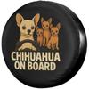 Tire Cover Funny Dog Spare Wheel Protector for RV Trailer SUV Waterproof
