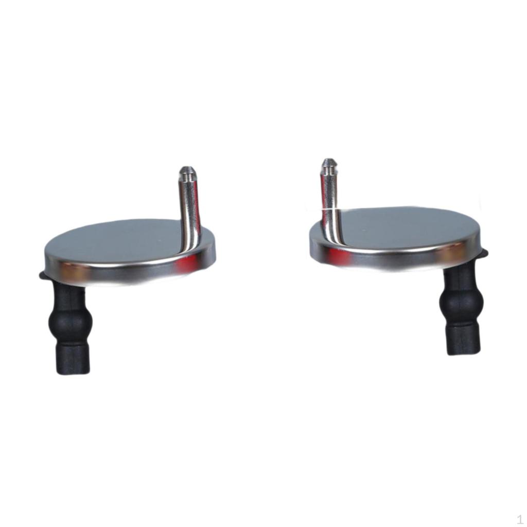 2 Pieces Quick Release Top Hinge Fixings Spare Parts, Soft Fitting for Home