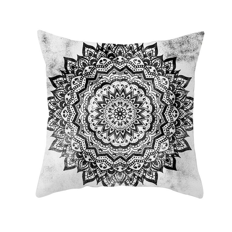 Geometric Mancha Lo Printed Polyester Pillowcase 45x45cm Bohemian Hippie Sofa cushion cover Bedroom Home Decor Pillowcase