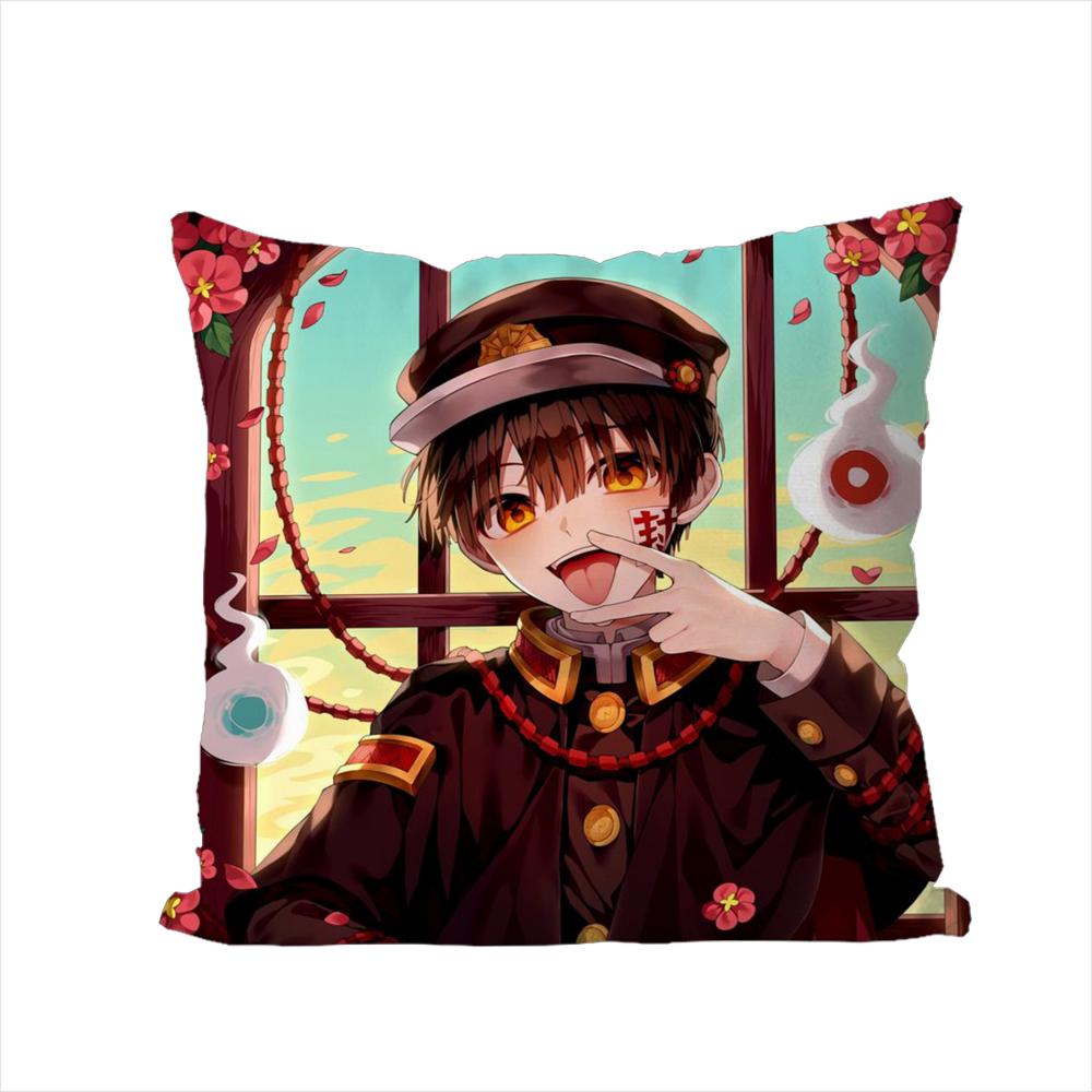 

Toiletbound HHanakokun Pillow Case For Car Sofa Decorative Home Doublesided Print Plush Square Throw Pillow Cushion Cover 30x30cm