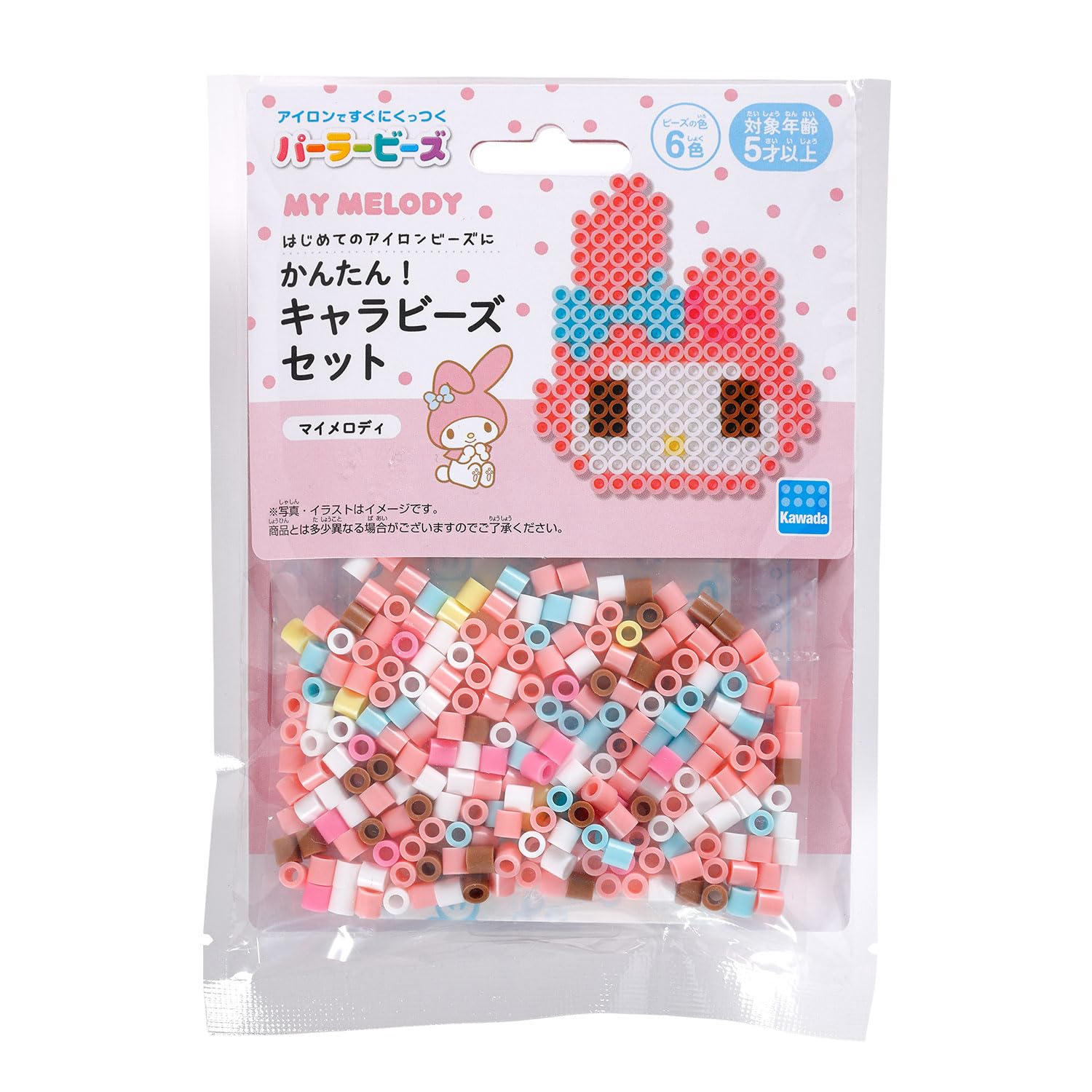 

Набор бусин Kawada Perler Beads My Melody Ages Sanrio Iron Beads Toy Hobby Easy!Персонаж 5+ 80-53544