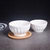 Pure White Ceramic Multi-Purpose Bowl for Noodles, Ramen, Soup, Desserts, Porridge, Vegetables, and Rice.