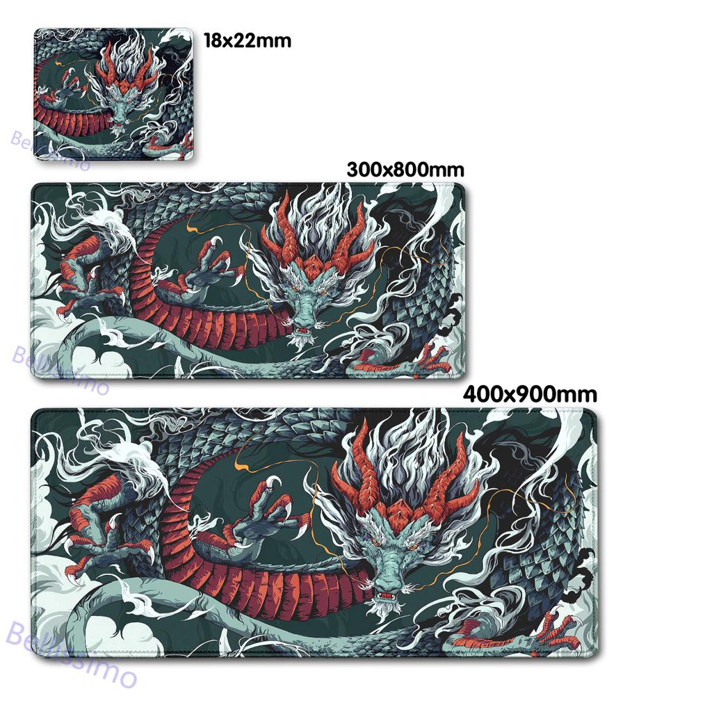 Large Game mousepad Japanese Dragon Gaming Accessories HD Print Office Computer teclado mouse pad XXL PC Gamer Laptop Desk Mat