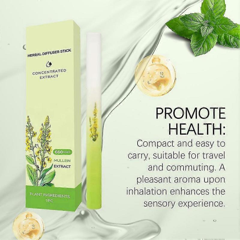 Penna Diffusore Erbe Portatile per Alito Fresco e Pulizia Polmonare, Diffusore Stick per Cura del Corpo con Energia, Respirazione Chiara