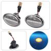 2pcs Amber LED Side Marker Lights For Fiat 500 Ford KA For Lancia Lybra Ypsilon For Maserati GranCabrio Granturismo Alfa 4C
