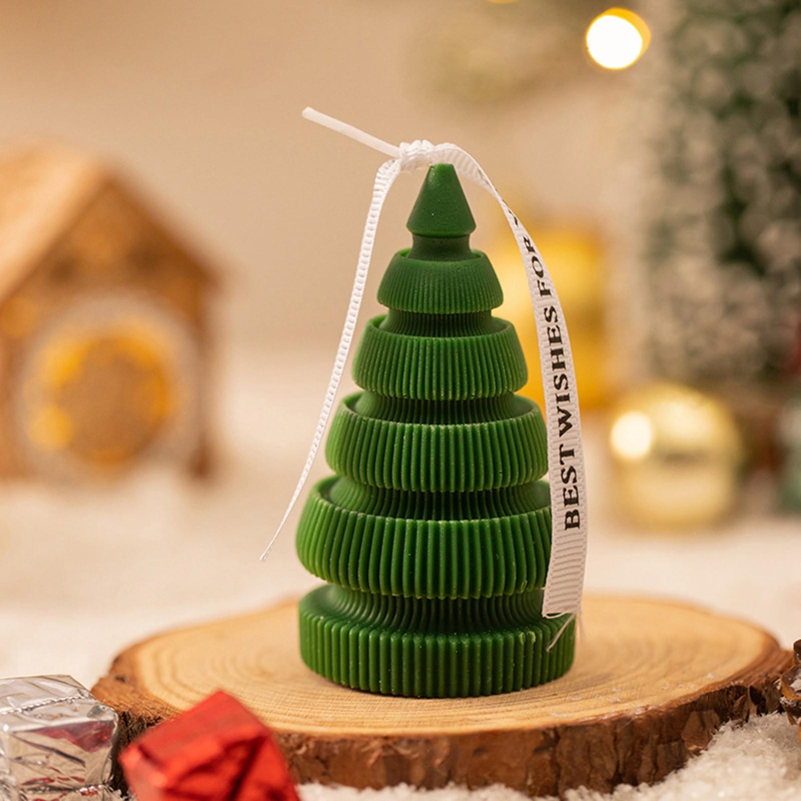 

Ароматическая свеча в форме дерева, подарки для домашнего декора, украшения стола для вечеринки в спальне, рождественские праздничные украшения, сувениры для вечеринок(ИЛИ ЛУЧШИЕ ПОЖЕЛАНИЯ) One Size зелёный