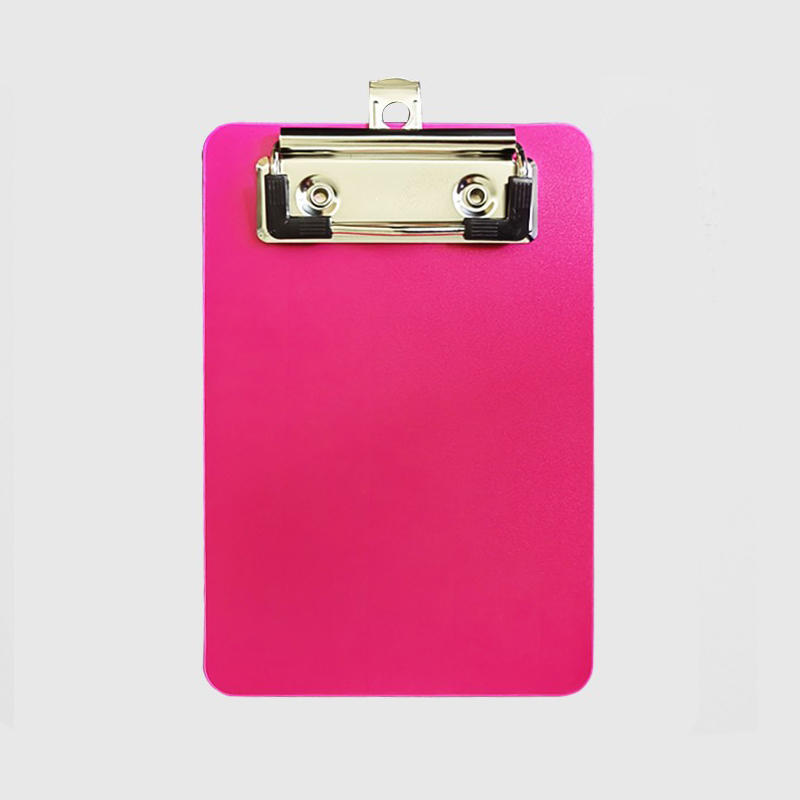 A7 Frosted Color Transparent Mini Clipboard with Clip for Sticky Notes Portable Writing Board Document Holder Small Bill Organizer