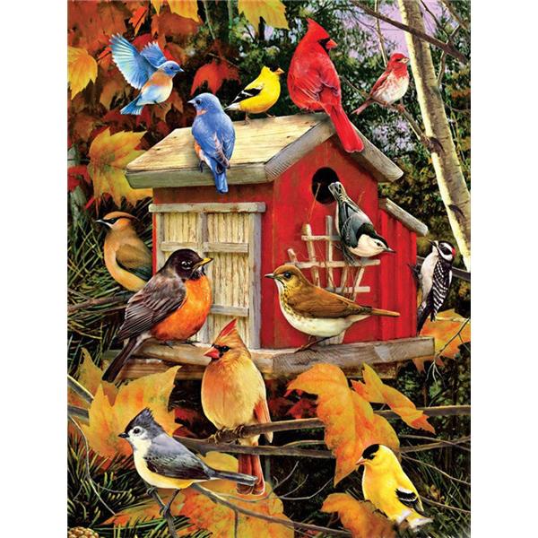 5D Diamond Rhinestones Paintings Bird Autumn Full Drill Diy Diamond Mosaic Embroidery Animals Cross Stitch Kit Hobby Home Decor