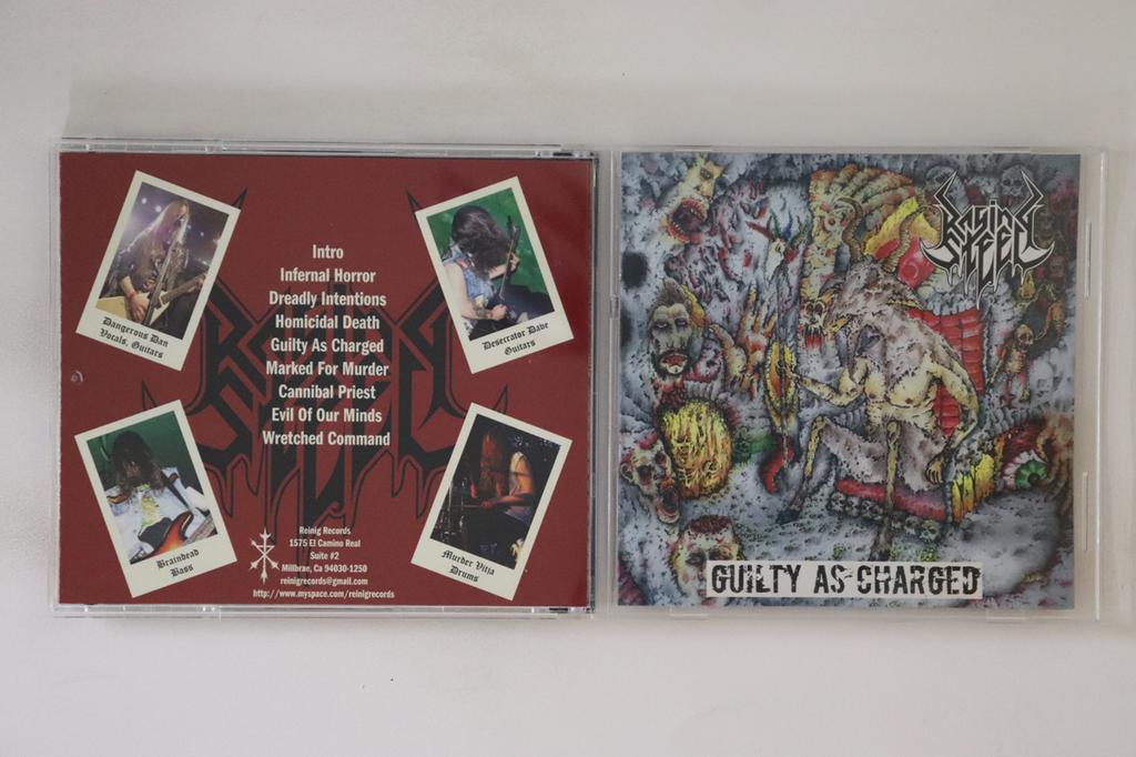 CD RAGING STEEL - Guilty As Charged REINIG002 REINIG 2010 US Metal Used