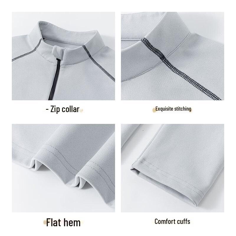 Jeanswest Men's Half-Zip Pullover Sweatshirt