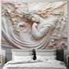 Verzaubertes Engel Kunst Wandteppich Premium 3D Relief Design Wandteppich