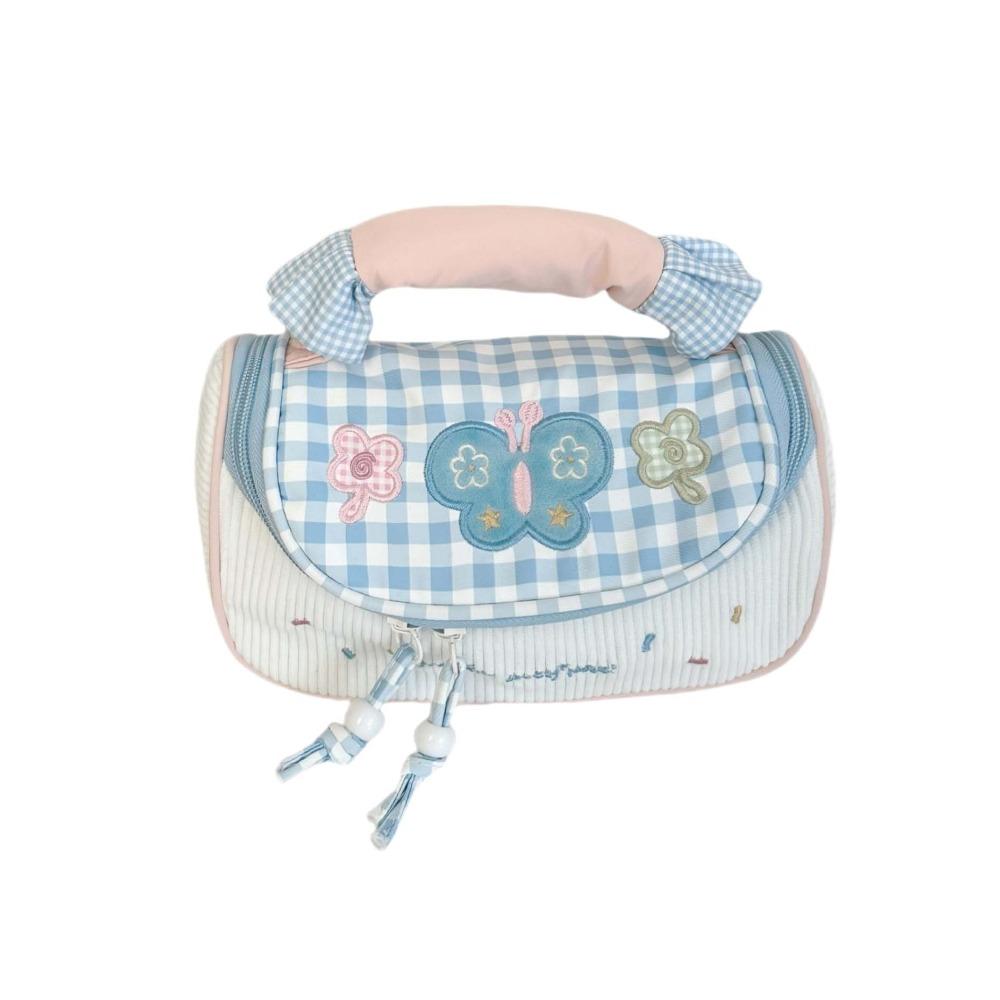Cake Butterfly Korean Style Pencil Case Desktop Storage Handheld Pencil Pouch  Stationery Holder