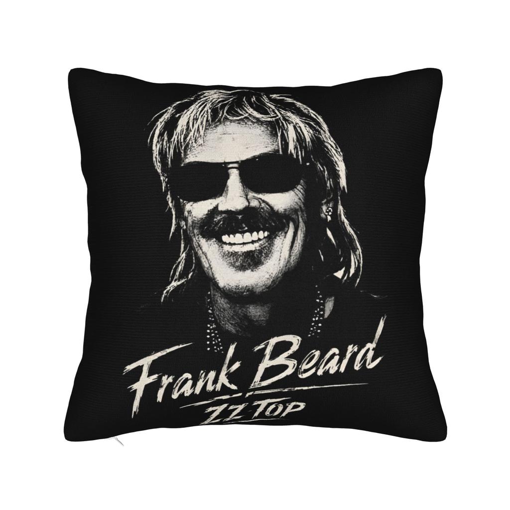 Decorative Pillowcases RIP Frank Beard Merchandise Seat Pillow Case Cover Zippered Multiple Sizes