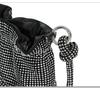 Summer women's bag 2024 new trendy rhinestone bag chain full of diamonds niche design fashion trend messenger bag, square bag