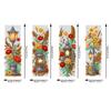 4Pcs Special Shape Easter Bunny Eggs Diamond Painting Bookmark Diamond Bookmark Art Projects DIY Bookmarks Diamond Painting Kits