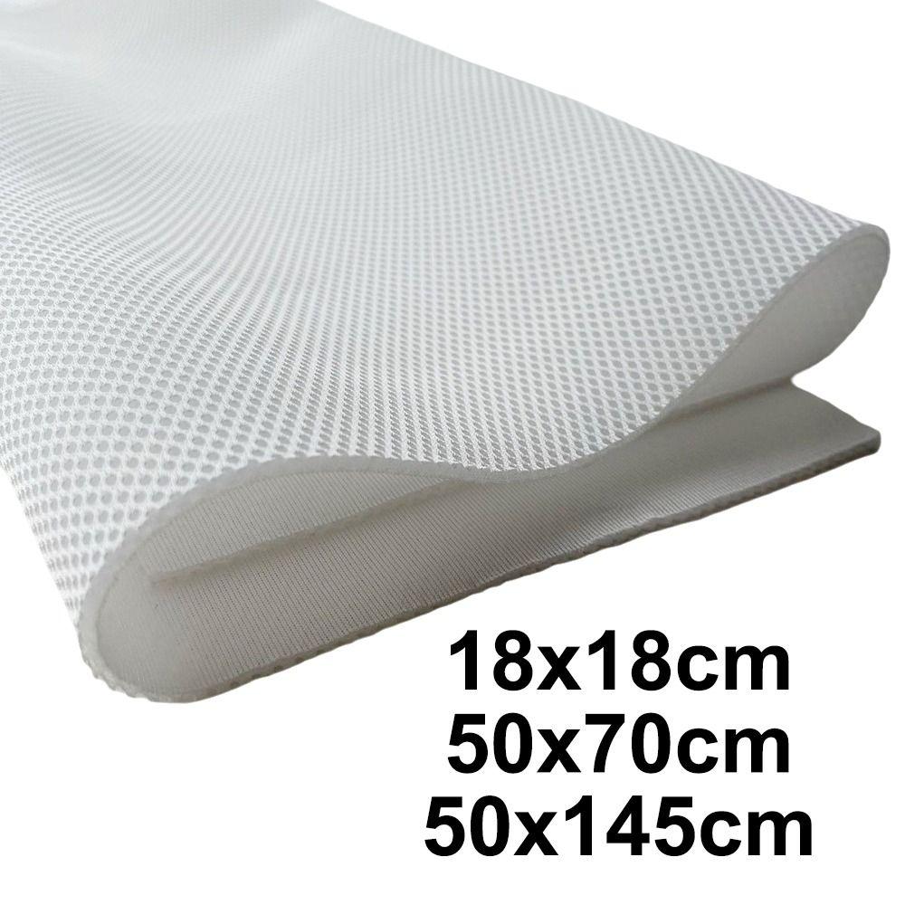 Hollow Kigurumi 3D Mesh Fabric Solid Color Anti-collision Breathable Air Mesh Fabric DIY White Kig Furry Mask Cloth