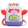 Adorable Cartoon Crab Kids Backpack With Comfortable Curved Straps For Boys And Girls