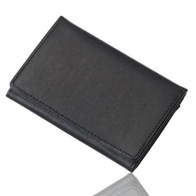 Raymay Fujii Business Card with Memo Black GLN1055B Holder, Gloire, Holder, Leather,