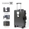 MALA FASHION 997 Mala de Viagem Spinner Minimalista de 20 polegadas com Porta-copos