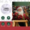1pcs Christmas Theme Pillowcase Square Bedroom Cushion Covers Zipper Living Soft Home Comfortable Decor 45x45cm