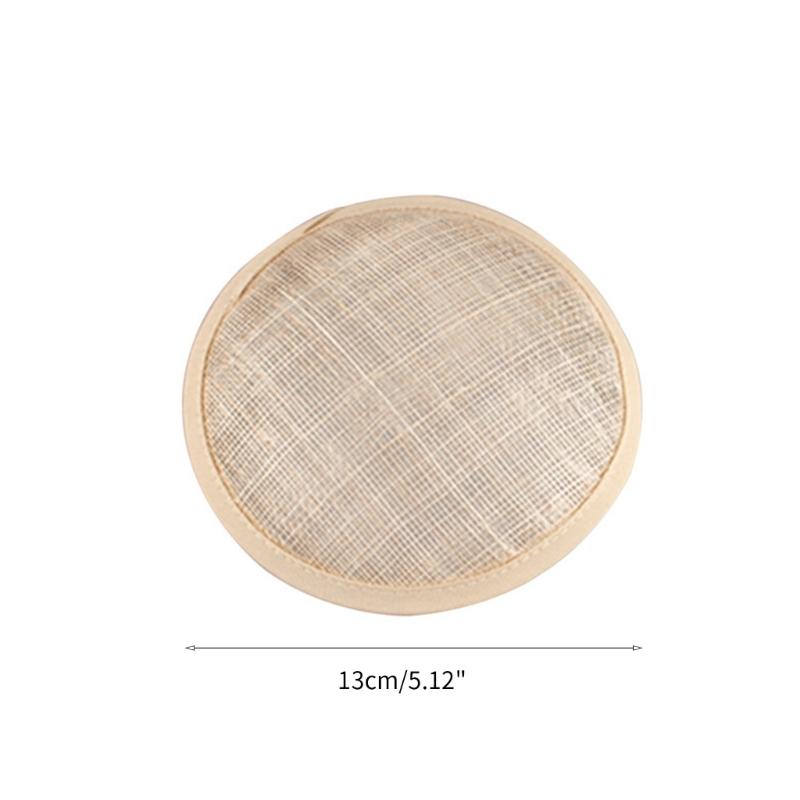 Elegant Sinamay Fascinator Base Millinery Fascinator Hat Base Party Hats DIY Accessories Women Party Headwear Hat Bases