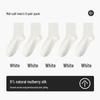 Men's Premium Mulberry Silk Mid-Calf Socks - Antibacterial & Deodorant - Ideal for Business Wear with Leather Shoes - Autumn/Winter Style