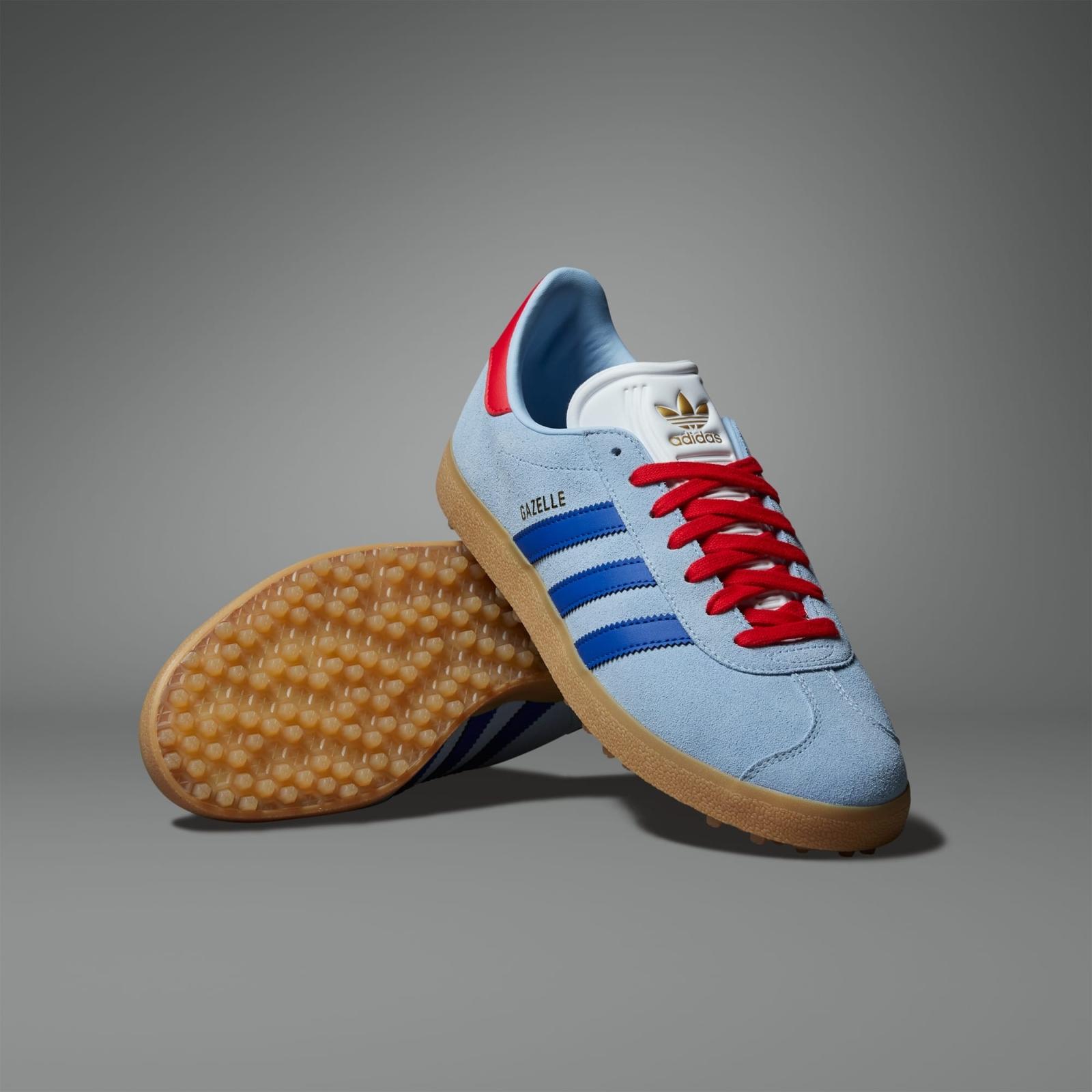 IH8553 adidas Originals Gazelle Spikeless Golf Clear Sky Royal Blue (Men s) 7.5