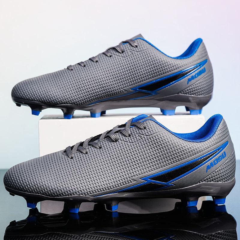 Männer Fußball Stiefel Lange Spikes Hohe Knöchel Fußball Schuhe FG Outdoor Gras Stollen Fußball Stiefel Training Sport Fußball Schuhe