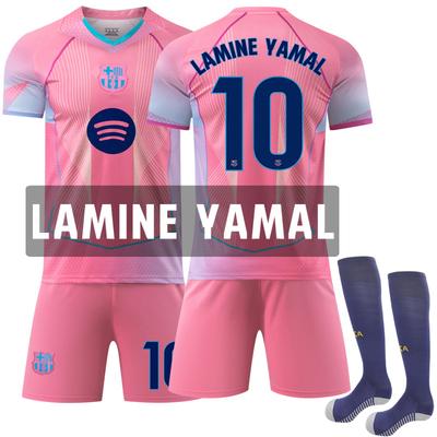 Soccer Uniform Set, Short Sleeve Football Jersey and Shorts Sportswear Kit for Training, Matches and Team Activities