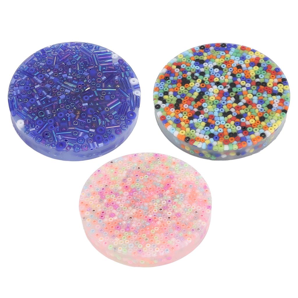 3 Stück Runde Form Hautzupf-Pad Sensorisches Spielzeug Silikon Tragbares Zupf-Pad für Büro Zuhause Reise