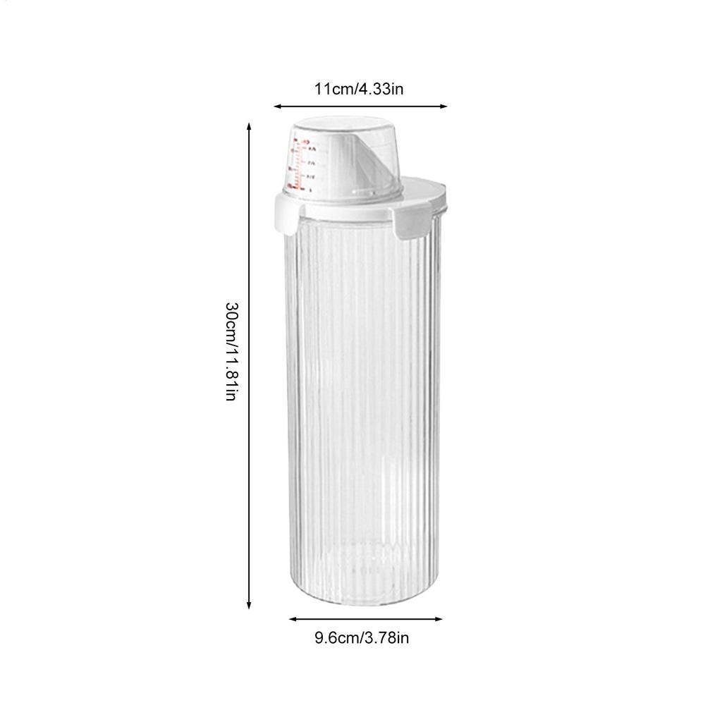 Pet Food Storage Containers Clear Animal Food Storage Containers Treat Dispenser With Pour Spout Measuring Cup Organizer Holder