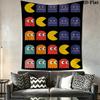 Pac-Man A Wall Hanging Printed Fabric Blanket Decorative Tapestries for Bedroom Living Room Home Decor