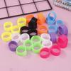 4Pcs/Lot Silicone Tennis Racket Grip Ring Handle Closure Rubber Sweat-Absorbing Band Fixed Stretchable Handle Tennis Accessories