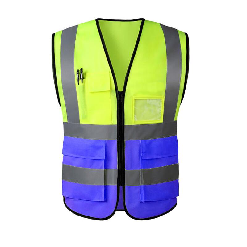 Reflexní bezpečnostní vesta s více kapsami