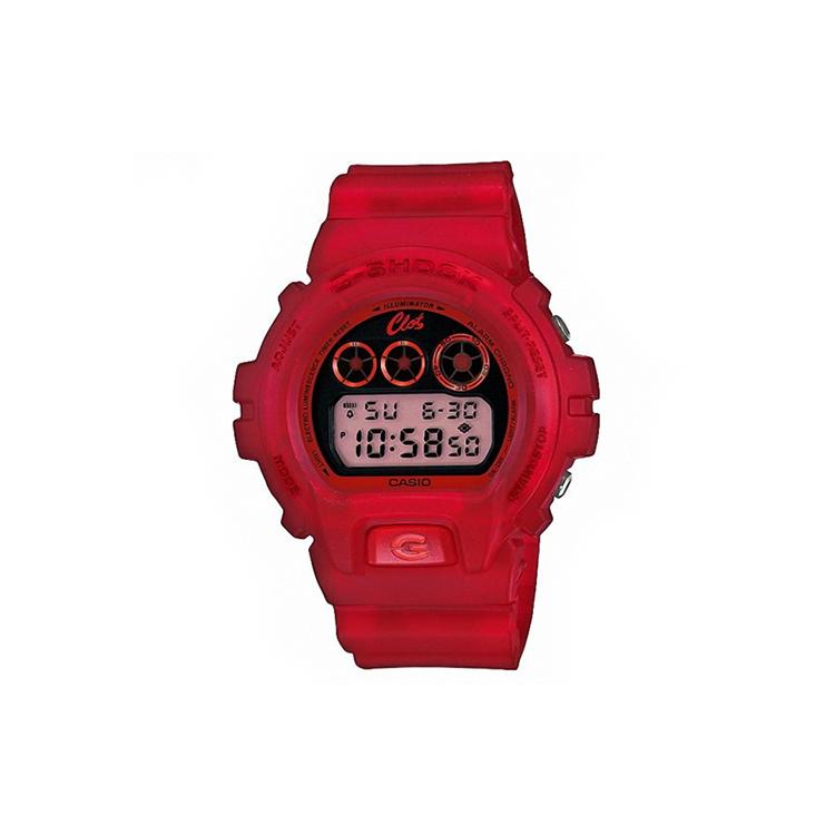 

CASIO Men G-SQUAD Series 53.2mm Black Watch DW-6900CL-4 DW-6900CL-4 Red Strap
