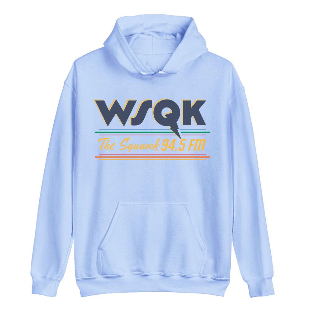 WSQK The Squawk 94.5 FM Bluzy Beam Me Up Place Sucks Nadrukowane Bluzy z Długim Rękawem z Kapturem Odzież Unisex