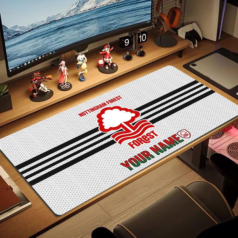 Nottingham Forest FC Print Cushion Non-slip Laptop Tablet Big Mousepad XXL Mat Mini PC Playmat With Lock edge
