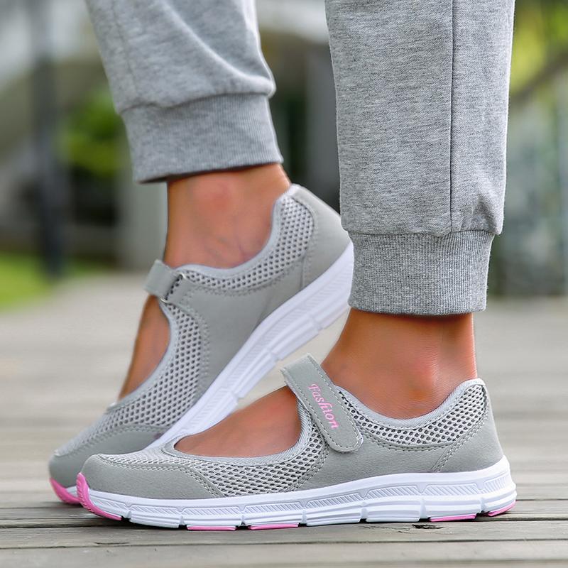 Fashion Women's Sneaker 2025 New Comfortable Ladies Shoes Mesh Fabric Sneaker Women Platform Tenis Feminino Casual Sneaker Woman